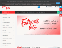 Tablet Screenshot of estevezfoto.com